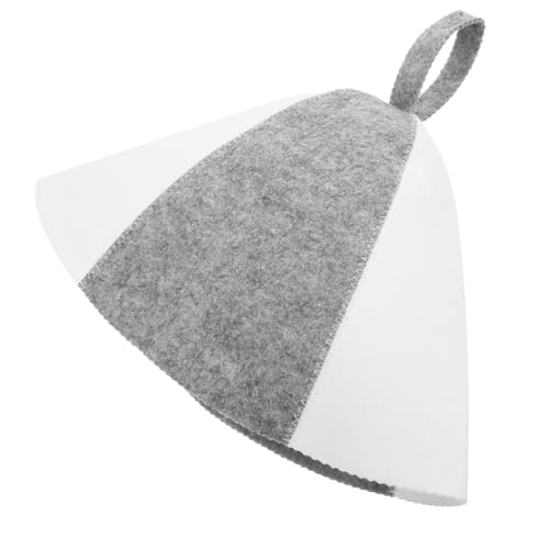 MOTHNUR 2 STÜCK Filzhüte für Sauna Hitzeschutz für Herren und Damen Strapazierfähige Saunakappen Dickem Material Kopfschutz für Verbessertes Dampferlebnis MOTHNUR 2 STÜCK Filzhüte für Sauna Hitzeschutz für Herren und Damen Strapazierfähige Saunakappen Dickem Material Kopfschutz für Verbessertes Dampferlebnis von MOTHNUR