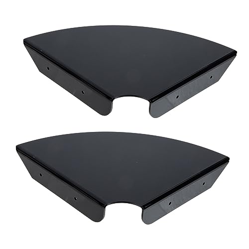 MOTHNUR 2 Sätze Acryl Eckregal Schwebend Multifunktionale Wandablage für Wohnzimmer und Küche Robuste Glatte Oberfläche Stabiles Design Vielseitig für Bad Kunst und Haushaltsorganisation von MOTHNUR