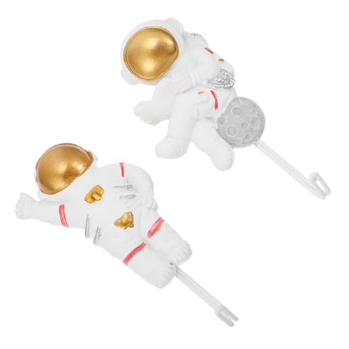 MOTHNUR 2 Stk. Astronaut Wandhaken ohne Bohren Selbstklebend Starke Haftung Platzsparend für Tür und Wandmontage Praktische Garderobenhaken für Haushalt und Aufbewahrung MOTHNUR 2 Stk. Astronaut Wandhaken ohne Bohren Selbstklebend Starke Haftung Platzsparend für Tür und Wandmontage Praktische Garderobenhaken für Haushalt und Aufbewahrung von MOTHNUR