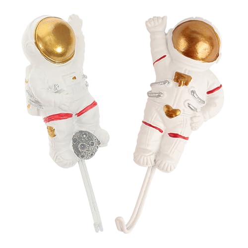 MOTHNUR 2 Stück Astronaut Wandhaken Selbstklebend Starke Haftkraft Multifunktional für Schlüssel Handtücher Mäntel ohne Bohren für Küche Bad Flur und Wohnzimmer MOTHNUR 2 Stück Astronaut Wandhaken Selbstklebend Starke Haftkraft Multifunktional für Schlüssel Handtücher Mäntel ohne Bohren für Küche Bad Flur und Wohnzimmer von MOTHNUR