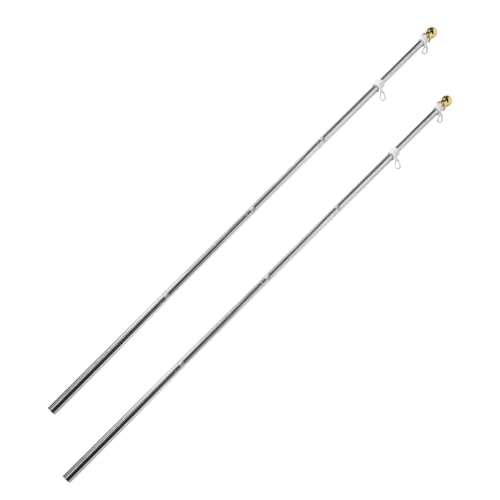 MOTHNUR 2 Stück Edelstahl Fahnenmast mit Drehbarer Rotation Wetterfester Garten Außenflaggenhalter Abnehmbar und Rostbeständig Geeignet für Hauswand und Dachmontage MOTHNUR 2 Stück Edelstahl Fahnenmast mit Drehbarer Rotation Wetterfester Garten Außenflaggenhalter Abnehmbar und Rostbeständig Geeignet für Hauswand und Dachmontage von MOTHNUR