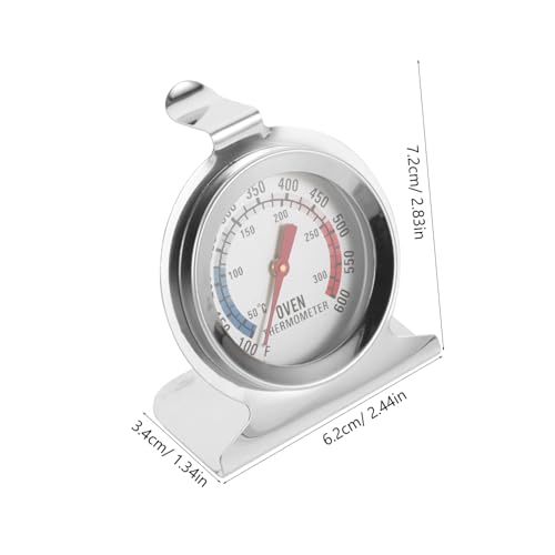 MOTHNUR 2 Stück Edelstahl Ofenthermometer Doppelanzeige Hitzebeständig für Backofen Grill Fritteuse Präzise Messung Leicht Tragbar für Küche und Bbq MOTHNUR 2 Stück Edelstahl Ofenthermometer Doppelanzeige Hitzebeständig für Backofen Grill Fritteuse Präzise Messung Leicht Tragbar für Küche und Bbq von MOTHNUR