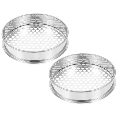 MOTHNUR 2 Stück Gartensieb Rundloch Teiliges Bodensieb Leichtes Gartensieb zur Manuellen Erde Siebung Rostfrei Einfach zu Reinigen Vielseitig für Garten Kompost Steine Pflanzvorbereitung MOTHNUR 2 Stück Gartensieb Rundloch Teiliges Bodensieb Leichtes Gartensieb zur Manuellen Erde Siebung Rostfrei Einfach zu Reinigen Vielseitig für Garten Kompost Steine Pflanzvorbereitung von MOTHNUR