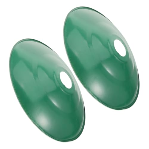 MOTHNUR 2 Stück Industrieller Lampenschirm aus Emaille Wasserdichte Straßenlaternen Abdeckung Wetterfester Outdoor Lichtschutz Retro Stil für Garten und Arbeitsplatz von MOTHNUR