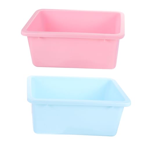 MOTHNUR 2 Stück Kunststoff Aufbewahrungsbox Kleine Organizerboxen für Büro Desktop Lagerbehälter Farbiges Blau Robust und Vielseitig für Zuhause und Kindergarten MOTHNUR 2 Stück Kunststoff Aufbewahrungsbox Kleine Organizerboxen für Büro Desktop Lagerbehälter Farbiges Blau Robust und Vielseitig für Zuhause und Kindergarten von MOTHNUR