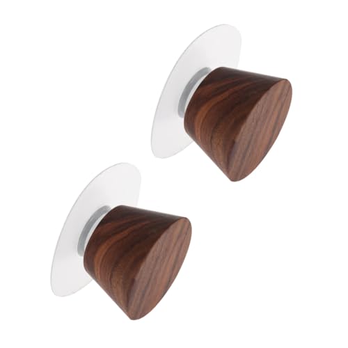 MOTHNUR 2 Stück Nordische Massive Holz Wandhaken Selbstklebender Halter Moderner Minimalistischer Garderobenhaken Nahtloser Schwarzer Walnuss für Schlafzimmer und Flur MOTHNUR 2 Stück Nordische Massive Holz Wandhaken Selbstklebender Halter Moderner Minimalistischer Garderobenhaken Nahtloser Schwarzer Walnuss für Schlafzimmer und Flur von MOTHNUR