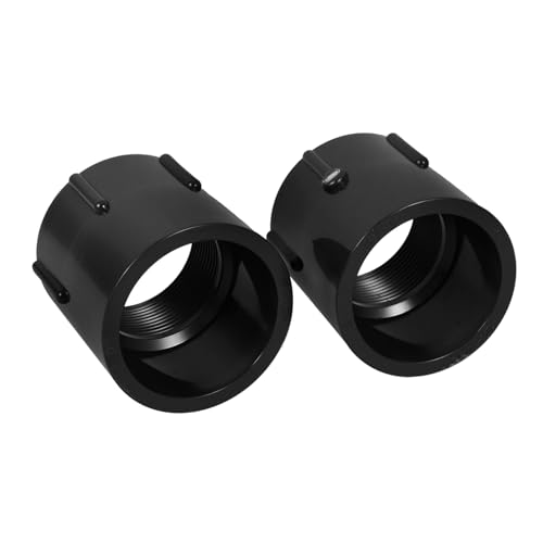 MOTHNUR 2 Stück PVC Innengewinde Adapter Langlebiger PVC Verbindungsteiler mit Direktem Kunststoffinnengewinde für Sichere Rohrverbindungen Wasser und Bewässerungssystemen von MOTHNUR