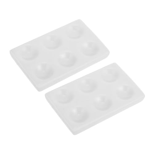 MOTHNUR 2 Stück Porzellan Reaktionsplatten mit Löchern Keramik Spotting Plates für Chemische Experimente Glatte Oberfläche Langlebig Vielseitig Einsetzbar für Labor und Schule MOTHNUR 2 Stück Porzellan Reaktionsplatten mit Löchern Keramik Spotting Plates für Chemische Experimente Glatte Oberfläche Langlebig Vielseitig Einsetzbar für Labor und Schule von MOTHNUR