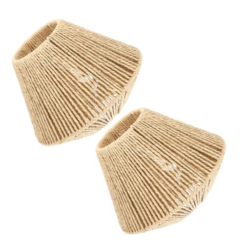 MOTHNUR 2 Stück Rattan Lampenschirm Vintage Woven für Restaurant Teestube und Hotpot Shop Dekorativer Hängeleuchten Lampenschirm Geflochtenem Papierseil Rustikaler von MOTHNUR