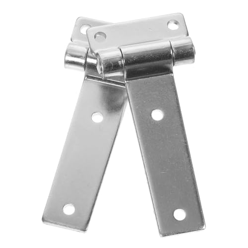 MOTHNUR 2 Stück Schwerlast Scharniere Verzinkter Stahl Robust Korrosionsbeständig Belastbar für Verteilerkasten Industrie Außenschranktüren von MOTHNUR