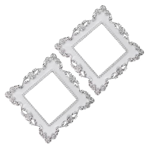 MOTHNUR 2 Stück Steckdosen abdeckung mit Wandaufkleber Europäischer Stil Silberne Rosendesigns Schutz und Dekoration für Wohnzimmer Schlafzimmer Kinderzimmer und Küche von MOTHNUR