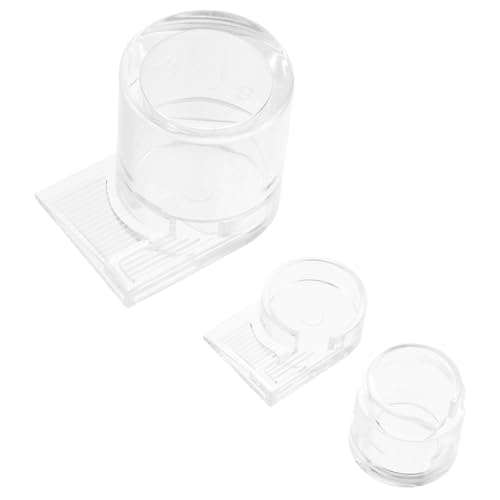 MOTHNUR 2 Stück Teiliges Ameisen Wasserspender aus Transparentem Kunststoff Ant Nest Futter und Trinkschale Einfache Reinigung für Ameisenhaltung und Naturbeobachtung von MOTHNUR