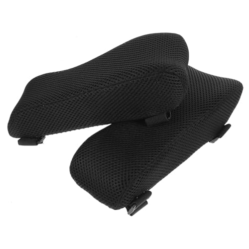 MOTHNUR 2 Stück Teiliges Armlehnenpolster aus Hochwertigem Memory schaum Ergonomisch Geformt Passend für Büro Gaming Rollstühle Komfortable Arm Ellenbogenstütze Langlebig und Rutschfest von MOTHNUR