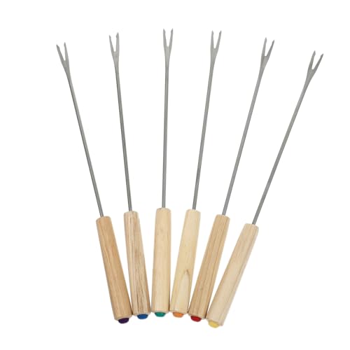 MOTHNUR 2 Stück Teiliges Fondue gabel Robustem Eichenholzgriff Rostfreie Edelstahl fonduegabeln für Käse und Schokolade Hitzebeständig Langer Griff für Sicheres Dippen bei Fondue für Obst MOTHNUR 2 Stück Teiliges Fondue gabel Robustem Eichenholzgriff Rostfreie Edelstahl fonduegabeln für Käse und Schokolade Hitzebeständig Langer Griff für Sicheres Dippen bei Fondue für Obst von MOTHNUR