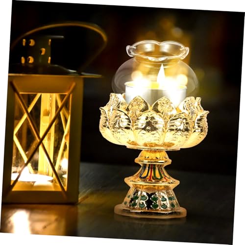 MOTHNUR 2 Stück Teiliges Hitzebeständiges Glaslampenschirm Petroleumlampe Klarer Windschutz für Kerosin Tempellampen Dekorativer Lampenzubehör Einfach zu Montieren Stilvolle von MOTHNUR