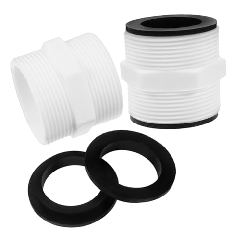 MOTHNUR 2 Stück Teiliges Poolschlauch Adapter Vacuum Adapter für Bodenpoolpumpen Sichere Verbindung Einfache Installation Kompatibel mit Verschiedenen Poolpumpen und Poolzubehör von MOTHNUR