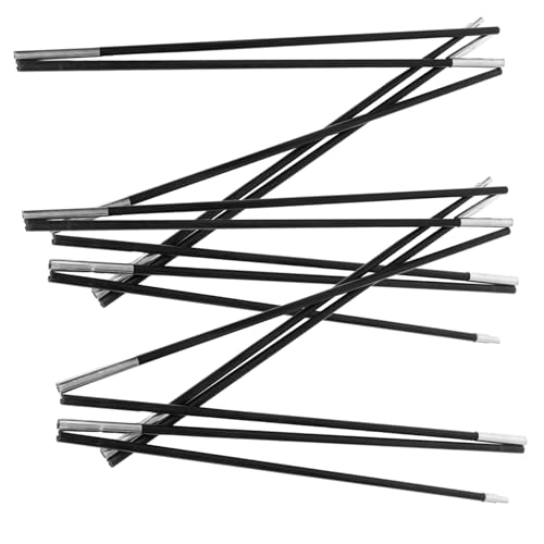 MOTHNUR 2 Stück Teiliges Zeltstangen Fiberglas Camping Stützstangen Robust Windbeständig Faltbar Vielseitig für Outdoor Camping Trekking Strandzelt Zubehör von MOTHNUR