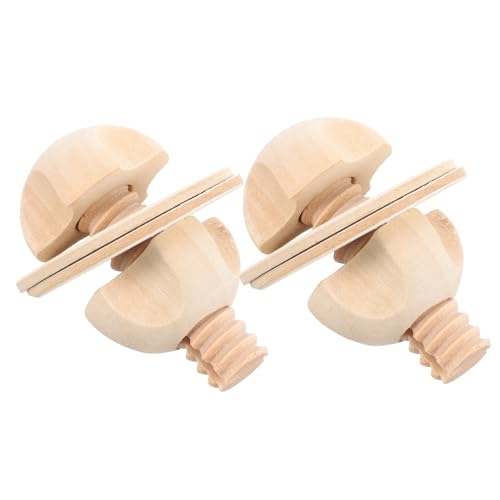 MOTHNUR 2 Stück Vogelkäfig Zubehör Schrauben aus Holz Papageienspielzeug Befestigung Schraube für Nymphensittiche Wellensittiche Käfigzubehör Robust Langlebig von MOTHNUR
