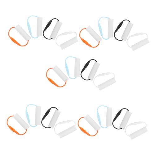 MOTHNUR 20 Stück Beschreibbare Namensanhänger für Vielseitige Daycare Labels für Schuhe Kleidung und Rucksäcke Robuste Namensschilder für Schule und Kindergarten Praktische von MOTHNUR