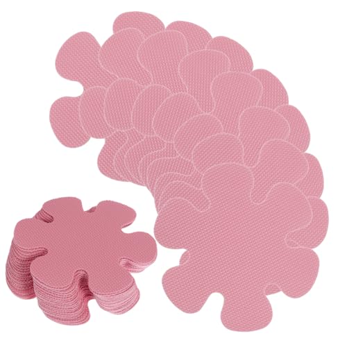 MOTHNUR 20 Stück Teiliges Badewannen rutschfeste Selbstklebende Blütenform Peva Rutsch Aufkleber für Bad Dusche Küche und Treppen Sicherheitssticker Rosa von MOTHNUR