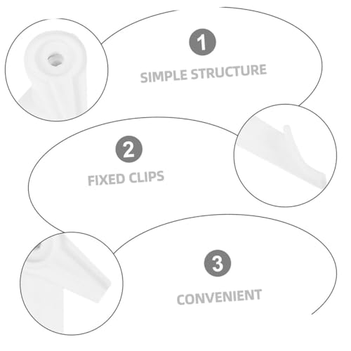 MOTHNUR 20 Stück Teiliges Dicke Deckenlampen klammern aus Kunststoff Fester Lampenschirm befestigungsclip für LED deckenleuchten Robustes Installationszubehör Kompatibel mit Verschiedenen von MOTHNUR