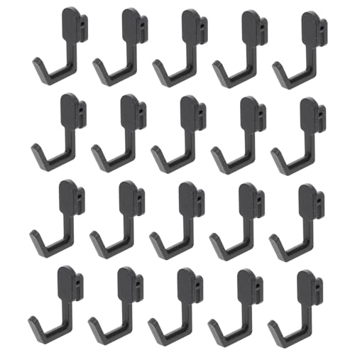 MOTHNUR 20 Stück Teiliges J Form Pegboard Haken Langlebige Aufbewahrungshaken für Lochwand Praktische Organizer Haken für Küche Garage Schlafzimmer Vielseitig Einsetzbar und Einfach zu von MOTHNUR