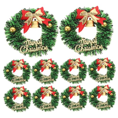 MOTHNUR 20 Stück Teiliges Mini Weihnachtskranz und Kleine Weihnachtsgirlanden mit Schleifen Dekorativ für Puppenhaus Tür Kamin und DIY Weihnachtsdeko MOTHNUR 20 Stück Teiliges Mini Weihnachtskranz und Kleine Weihnachtsgirlanden mit Schleifen Dekorativ für Puppenhaus Tür Kamin und DIY Weihnachtsdeko von MOTHNUR