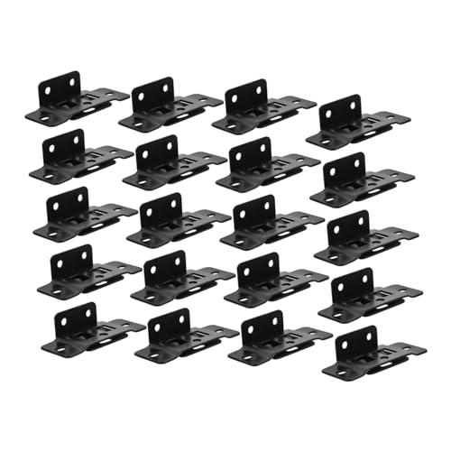MOTHNUR 20 Stück Teiliges Winkelverbinder Eckhalter Holzregalstütze Stabile Regalwinkel für Schränke und Möbelmontage zur Möbelreparatur und Verstärkung von MOTHNUR
