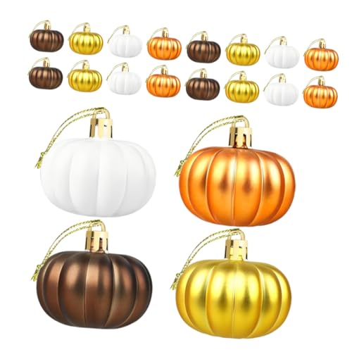 MOTHNUR 24 Stück Teiliges Kleine Kunststoff-kürbis-hänger Leicht Aufzuhängen Herbstliche Deko für Tisch Baum Fenster Vielseitig Einsetzbar für Halloween Thanksgiving Weihnachten Herbstfest MOTHNUR 24 Stück Teiliges Kleine Kunststoff-kürbis-hänger Leicht Aufzuhängen Herbstliche Deko für Tisch Baum Fenster Vielseitig Einsetzbar für Halloween Thanksgiving Weihnachten Herbstfest von MOTHNUR