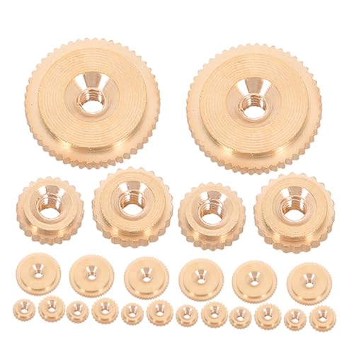 MOTHNUR 24 Stück Teiliges Uhrwerk-mutter- Stabile Befestigung für Wanduhr Quarzuhr-reparatur Vielseitige Ersatzteile für Mechanische und Boden-uhren Einfache Montage Kompatibel für von MOTHNUR