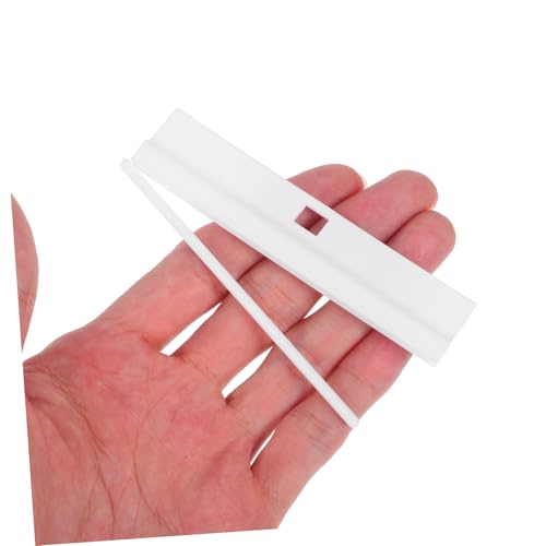 MOTHNUR 25 Stück Teiliges PVC Vertikaljalousien Ersatzteile mit Weißer Perlenkette Stabile Befestigungsklammern für Lamellenvorhang Reparatur Kompatibel mit Verschiedenen Einfache Montage von MOTHNUR