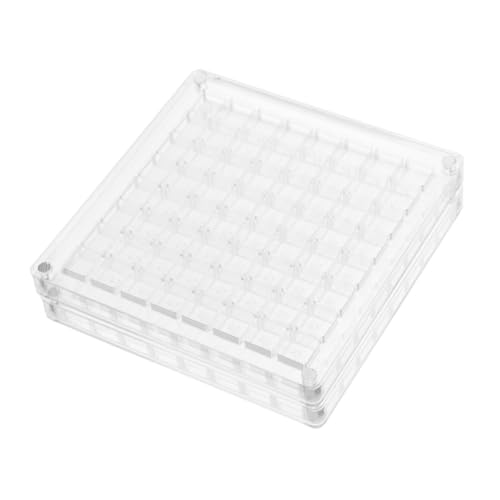 MOTHNUR 2stücke Muschel-aufbewahrungsbox Mit Mehrfach-Gittern Transparenter Acryl-Muschel-displayrahmen Organizer Für Nagel-Charms Mini-Steine Und Muscheln von MOTHNUR