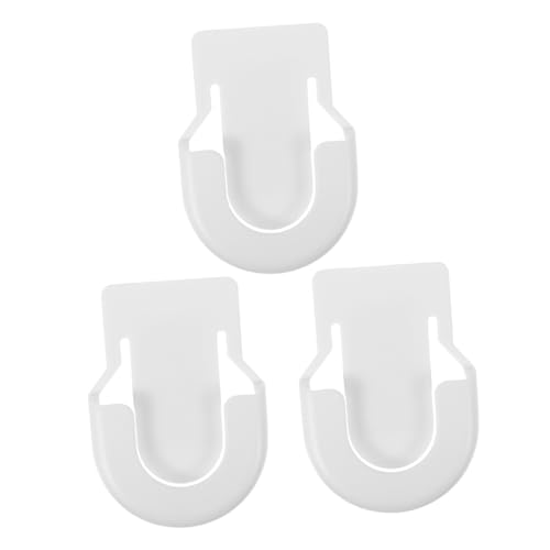 MOTHNUR 3 Stück Clip aus robustem Kunststoff Universeller Befestigungsclip für Ärzte und Pflegepersonal Vielseitig Einsetzbar Leichter Gürtelclip in Weiß Passend für Verschiedene Modelle von MOTHNUR