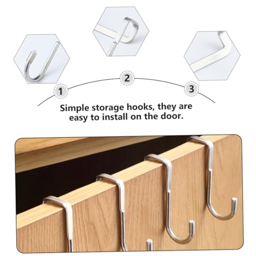 MOTHNUR 3 Stück Edelstahl Türhaken Kleine Haken zum Einhängen Multifunktionale Cabinet Hangers für Haushalt Platzsparend und Rostfrei Geeignet für Türen Bad Küche und Büro MOTHNUR 3 Stück Edelstahl Türhaken Kleine Haken zum Einhängen Multifunktionale Cabinet Hangers für Haushalt Platzsparend und Rostfrei Geeignet für Türen Bad Küche und Büro von MOTHNUR