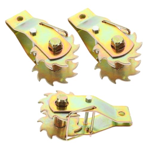 MOTHNUR 3 Stück Heavy Duty Stahl Drahtseil Spanner Robuster Drahtseil Spanner für Gewächshaus und Außenbereich Einfach zu Bedienen aus Stahl für Garten und Dekoration von MOTHNUR