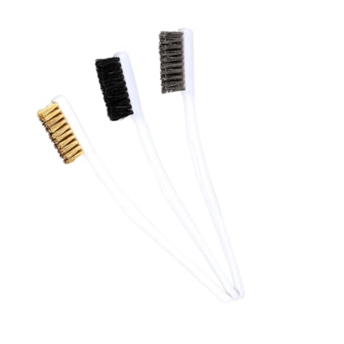 MOTHNUR 3 Stück Teiliges Drahtbürsten set mit Kunststoffgriff Messing Edelstahl Schweineborsten Kratzfest Vielseitig für Schweißschlacke Rostentfernung und Feine Reinigungsarbeiten in MOTHNUR 3 Stück Teiliges Drahtbürsten set mit Kunststoffgriff Messing Edelstahl Schweineborsten Kratzfest Vielseitig für Schweißschlacke Rostentfernung und Feine Reinigungsarbeiten in von MOTHNUR