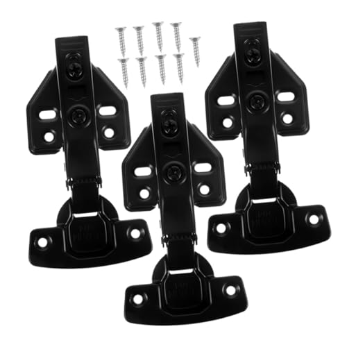 MOTHNUR 3 Stück Teiliges Küchenschrank scharniere Edelstahl Soft close Dämpfer Verdeckt Voll Überlappend Selbstschließend für Rahmenlose Schranktüren Einfache Montage Langlebig DIY MOTHNUR 3 Stück Teiliges Küchenschrank scharniere Edelstahl Soft close Dämpfer Verdeckt Voll Überlappend Selbstschließend für Rahmenlose Schranktüren Einfache Montage Langlebig DIY von MOTHNUR