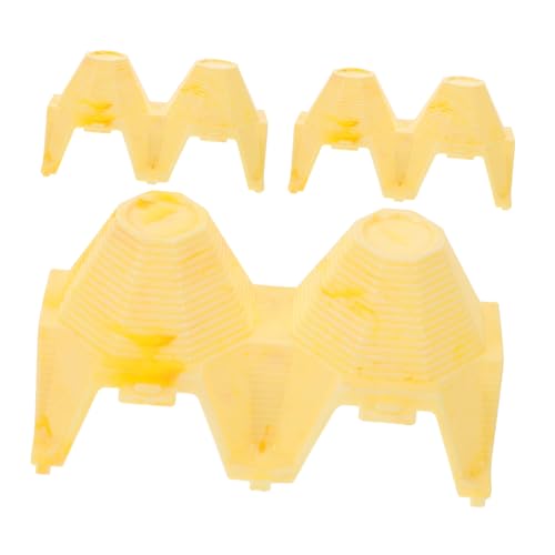 MOTHNUR 3 Stück Teiliges Reptilien Versteck Höhle Feuchtigkeitsversteck Box für Bartagamen und Kleine Reptilien Terrarium Versteck für Naturnahe Haltung und Dekoratives Indoor Habitat von MOTHNUR