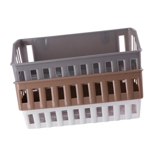 MOTHNUR 3 Stück Teiliges Wandregal Set aus Kunststoff Selbstklebendes Wasserdichtes Badregal mit Starkem Saugnapf Einfache Montage Wandmontierter Organizer für Küche Badezimmer in Beige von MOTHNUR