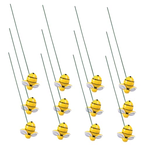 MOTHNUR 30 Stück Teiliges Bienen-gartensteckerset aus Kunststoff Dekorative Pflanzstäbe mit Einfachem Steckdesign für Blumenbeete Rasenflächen und Terrassen Wetterfeste Außendekoration für MOTHNUR 30 Stück Teiliges Bienen-gartensteckerset aus Kunststoff Dekorative Pflanzstäbe mit Einfachem Steckdesign für Blumenbeete Rasenflächen und Terrassen Wetterfeste Außendekoration für von MOTHNUR