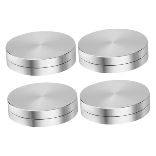 MOTHNUR 4 Stück Aluminium Drehbarer Tortenständer Teiliges Backzubehör für Kuchen Gebäck Präzise Steuerung für Dekoration Präsentation Vielseitig Einsetzbar MOTHNUR 4 Stück Aluminium Drehbarer Tortenständer Teiliges Backzubehör für Kuchen Gebäck Präzise Steuerung für Dekoration Präsentation Vielseitig Einsetzbar von MOTHNUR