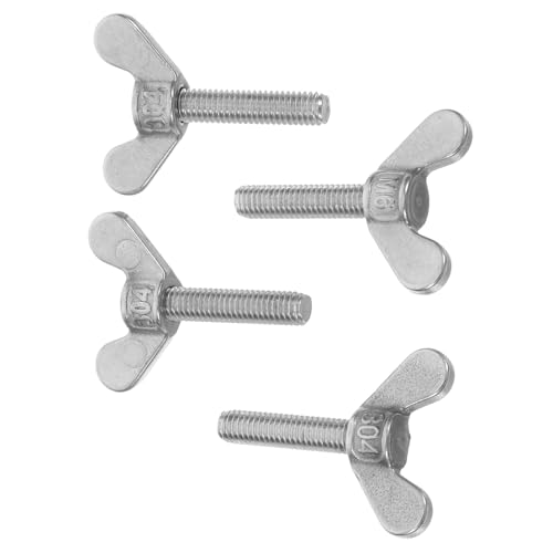 MOTHNUR 4 Stück Edelstahl Flügelmuttern Handdrehschrauben Für Fahnenmast Basisrobuste Befestigung Werkzeugfreie Installation Vielseitig Einsetzbar MOTHNUR 4 Stück Edelstahl Flügelmuttern Handdrehschrauben Für Fahnenmast Basisrobuste Befestigung Werkzeugfreie Installation Vielseitig Einsetzbar von MOTHNUR