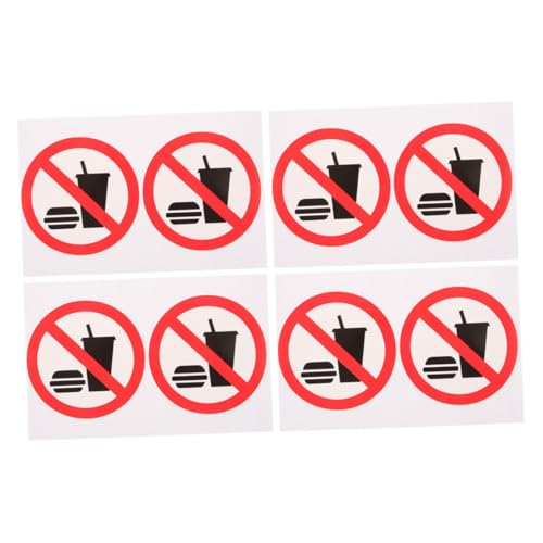 MOTHNUR 4 Stück Teiliges PVC Klebe Warnschild Essen und Trinken Verboten für Fenster und Türen Wetterfester Aufkleber für Innen und Außenbereich Vielseitig Einsetzbar für Büro Lager und MOTHNUR 4 Stück Teiliges PVC Klebe Warnschild Essen und Trinken Verboten für Fenster und Türen Wetterfester Aufkleber für Innen und Außenbereich Vielseitig Einsetzbar für Büro Lager und von MOTHNUR