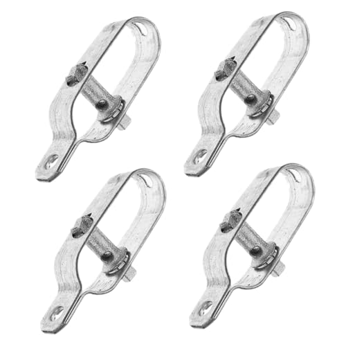 MOTHNUR 4 Stück Teiliges Schwerer Drahtspanner aus Verzinktem Metall Inline drahtseilspanner für Zaunspannung Multifunktional für Gewächshaus und Garten Einfach zu Bedienen und von MOTHNUR