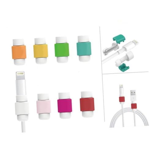 MOTHNUR 4 Stück Teiliges USB Ladekabel Schutzset Rote Kabelschutzmanschetten aus Metall und Aluminium Zugentlastung für Schutz vor Kabelbruch und Langlebiger Ladekabelschutz MOTHNUR 4 Stück Teiliges USB Ladekabel Schutzset Rote Kabelschutzmanschetten aus Metall und Aluminium Zugentlastung für Schutz vor Kabelbruch und Langlebiger Ladekabelschutz von MOTHNUR