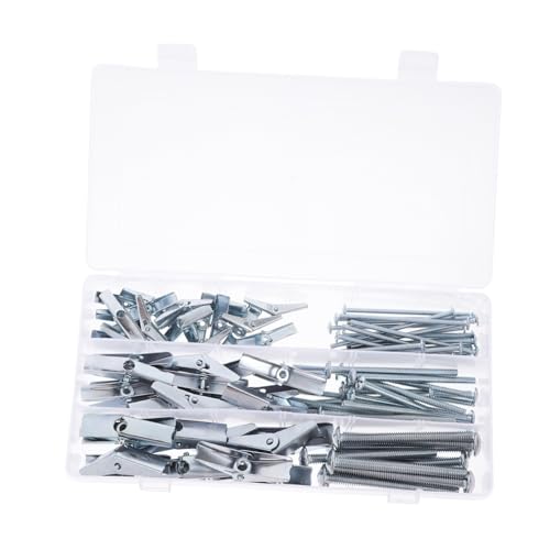 MOTHNUR 48 Stück Teiliges Schwerlast Hohlraumdübel mit Flügelmutter und Kippdübel für Trockenbau und Hohlziegel Zuverlässige Befestigung Einfache Montage Vielseitig für Rigipswände und MOTHNUR 48 Stück Teiliges Schwerlast Hohlraumdübel mit Flügelmutter und Kippdübel für Trockenbau und Hohlziegel Zuverlässige Befestigung Einfache Montage Vielseitig für Rigipswände und von MOTHNUR