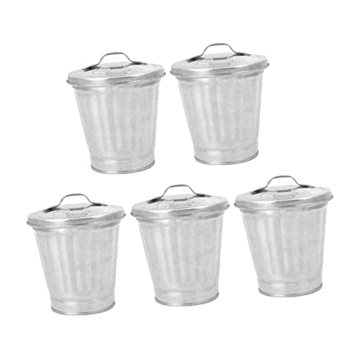 MOTHNUR 5 Stück Mini Mülleimer mit Deckel Kleiner Tischabfalleimer Kompakter Papierkorb für Büro Wohnzimmer Schlafzimmer Vielseitiger Miniatur mülleimer und Blumentopf Organizer MOTHNUR 5 Stück Mini Mülleimer mit Deckel Kleiner Tischabfalleimer Kompakter Papierkorb für Büro Wohnzimmer Schlafzimmer Vielseitiger Miniatur mülleimer und Blumentopf Organizer von MOTHNUR