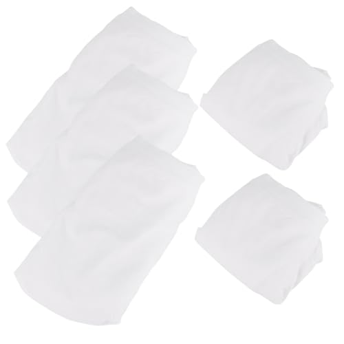 MOTHNUR 5 Stück Pool Filtersocken Skimmer Netzreinigung Schwimm Sparer Fallen Filtersocken Netz Pool Netzkorb Pools Poolzubehör Poolpumpe Filtersocke Pool Vakuumfilter Weiß von MOTHNUR
