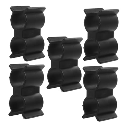 MOTHNUR 5 Stück Schwarze Doppelte Rohrschellen aus Robustem Nylon für Yacht und Wohnmobil Stabile Befestigung Einfache Montage Vielseitige Verbindungsklammern für Regalrohre Teiliges Set MOTHNUR 5 Stück Schwarze Doppelte Rohrschellen aus Robustem Nylon für Yacht und Wohnmobil Stabile Befestigung Einfache Montage Vielseitige Verbindungsklammern für Regalrohre Teiliges Set von MOTHNUR