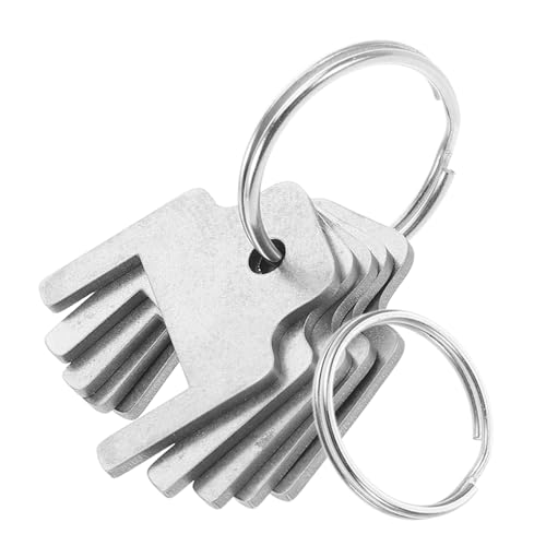 MOTHNUR 5 Stück Universalschlüssel für Papierspender und Seifenspender aus Edelstahl Korrosionsbeständig und Langlebig Kompatibel mit Toilettenpapier Handtuchspendern Vielseitig für Büro MOTHNUR 5 Stück Universalschlüssel für Papierspender und Seifenspender aus Edelstahl Korrosionsbeständig und Langlebig Kompatibel mit Toilettenpapier Handtuchspendern Vielseitig für Büro von MOTHNUR